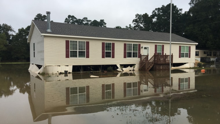 Yvonne Farwell's home after the 2016 floods in Baton Rouge