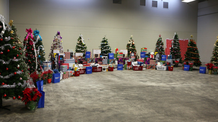 Walmart filled the Greater Baton Rouge Food Bank with gifts