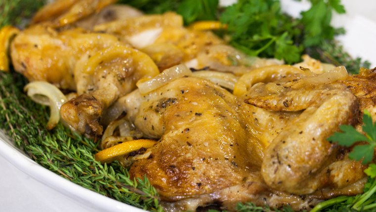 Ina Garten's Skillet-Roasted Lemon Chicken