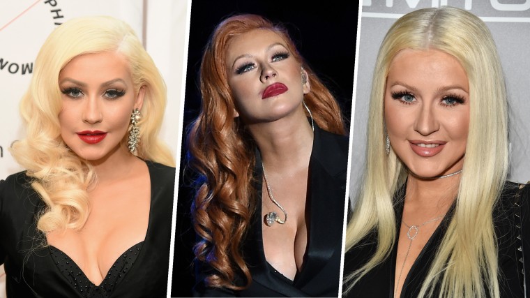 Christina Aguilera hair 2016