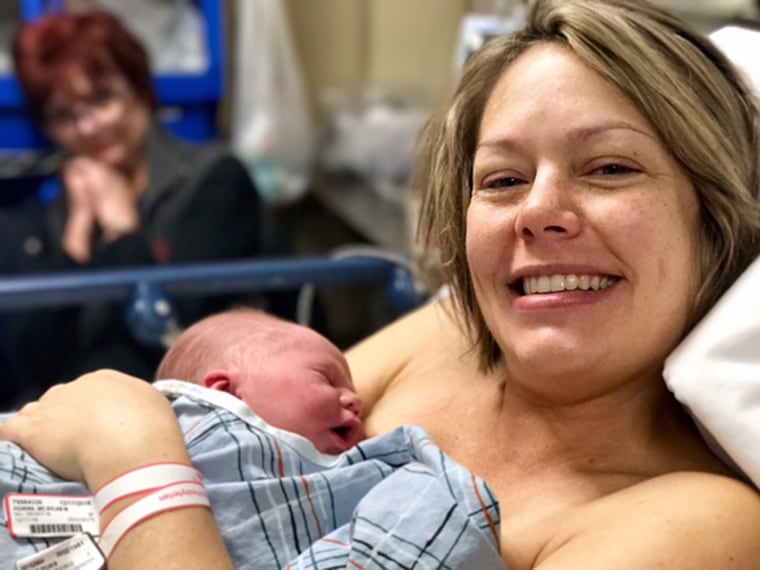 Dylan Dreyer welcomed a baby boy, Calvin Bradley, on Dec. 17.