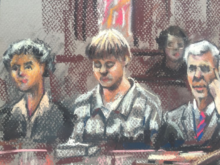 IMAGE: Dylann Roof in court