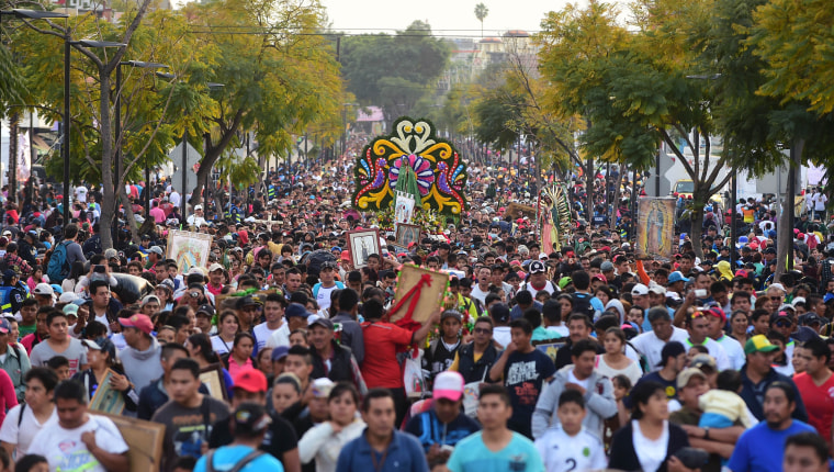 Image: MEXICO-RELIGION-GUADALUPE-VIRGIN