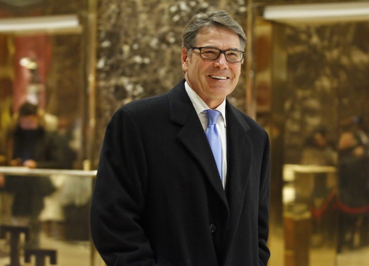 IMAGE: Rick Perry at Trump Tower