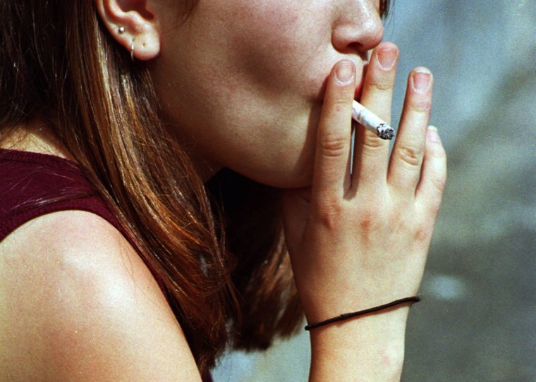 Image: TEENAGE SMOKER