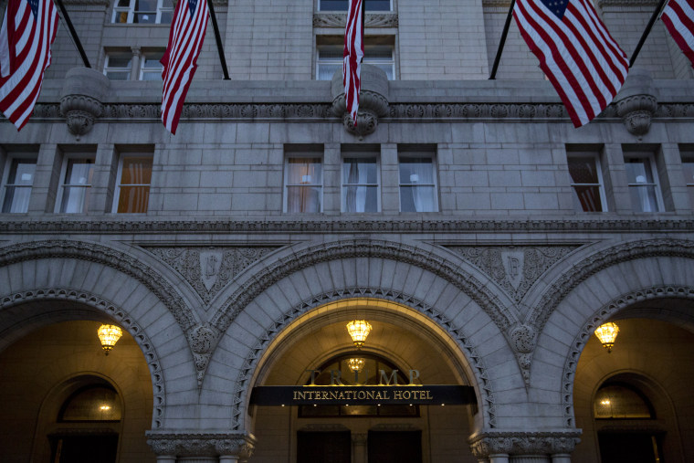 The Trump International Hotel, formerly the Old Post Office Pavilion, stands in Washington, D.C., on Sept. 16, 2016.