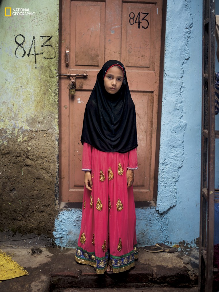 Alfia Ansari, Mumbai, India. "We won't get education in school, but boys will be educated, and therefore they can travel anywhere, but girls can't."