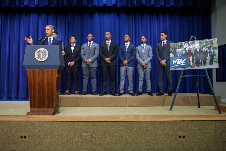 Image: US-15-POLITICS-OBAMA-MY BROTHERS KEEPER SUMMIT