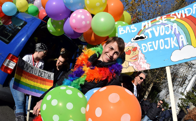 Image: Gay Pride March in Podgorica