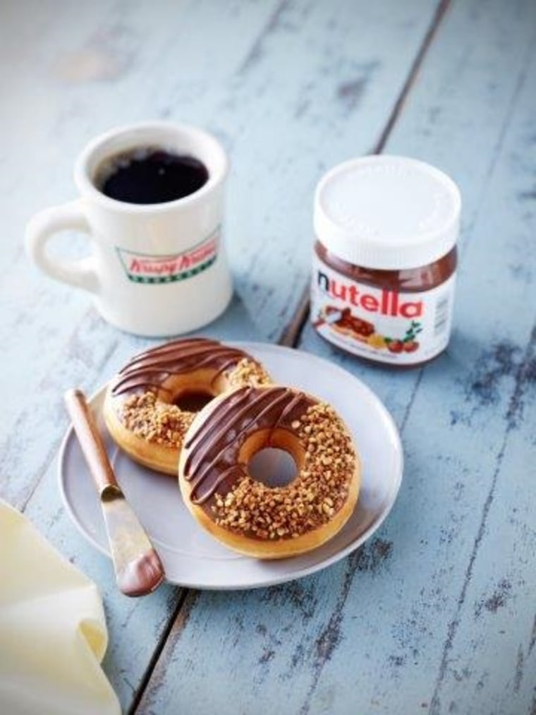 Krispy Kreme Nutella Donuts