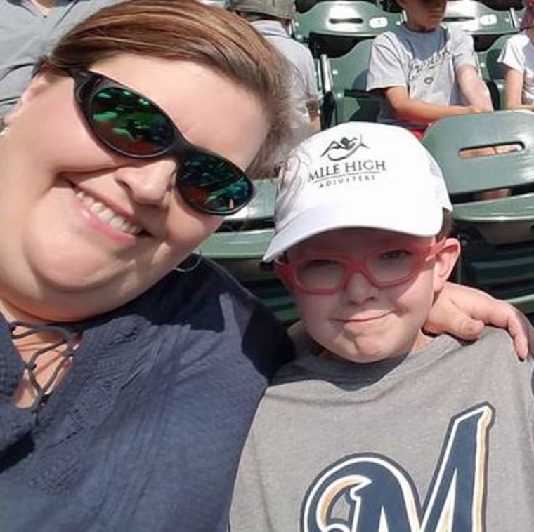 Ryan with his mom, Joanne Wirtjes.