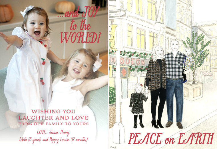 Jenna Bush Hager and Henry Hager's Christmas cards.