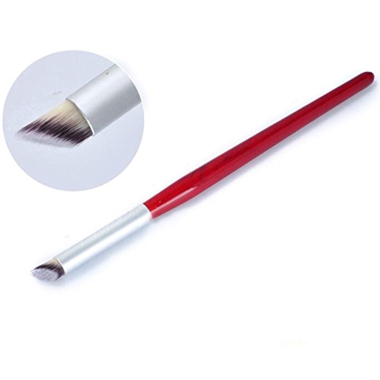 Angle nail art brush