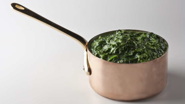 Black truffle creamed spinach from Strip House