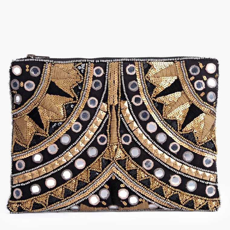 Embellished clutch