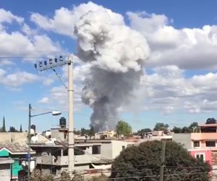 IMAGE: San Pablito Market explosion