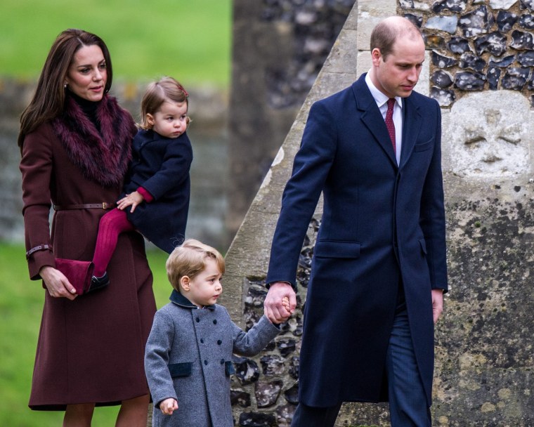 Image: British Royal Family Attends Sandringham Christmas Day Service