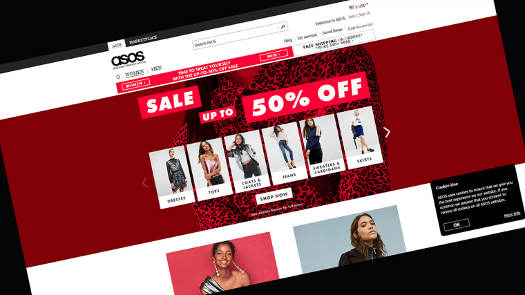 ASOS website