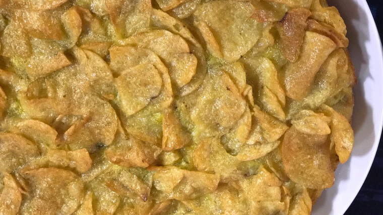3-Ingredient Potato Chip Omelet