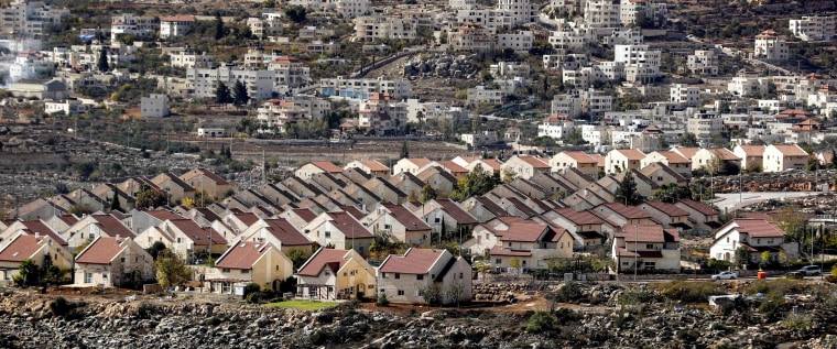 Image: ISRAEL-PALESTINIAN-CONFLICT-SETTLEMENT
