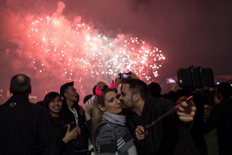 Image: New Year's Eve celebration in Hong Kong