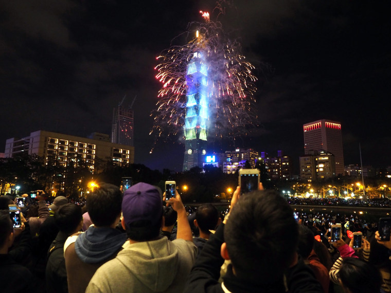 Image: New Year's Eve celebration in Taiwan