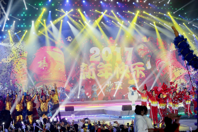 Image: New Year's Eve celebration in Beijing