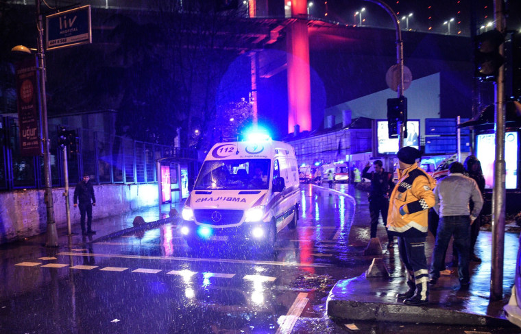 Image: Gun attack at a night club in Istanbul