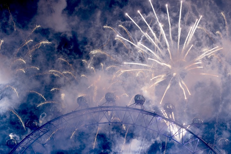 Image: New Year's Eve celebration in London