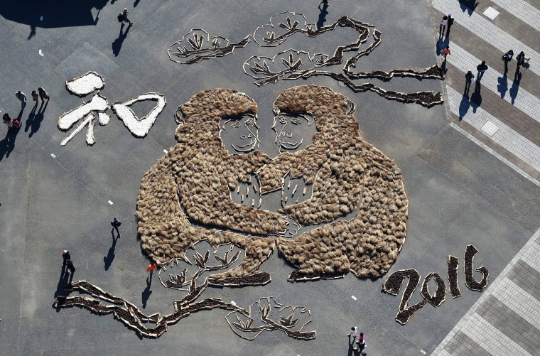 Image: TOPSHOT-JAPAN-NEW YEAR-MONKEY