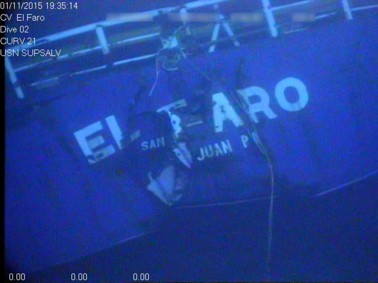 IMAGE: Stern of the El Faro