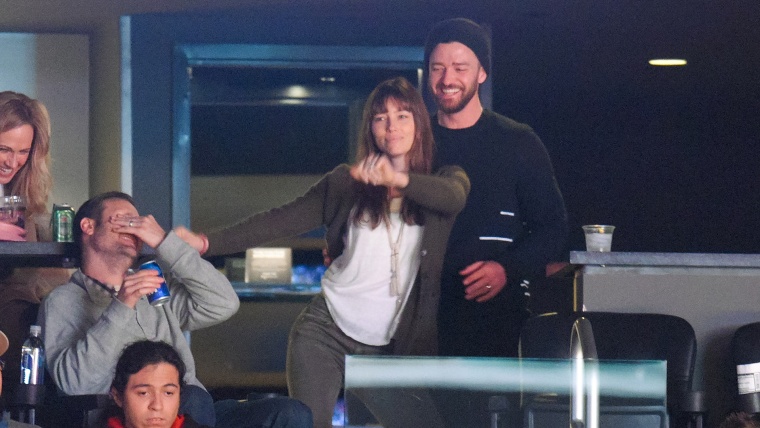 Justin Timberlake and Jessica Bie