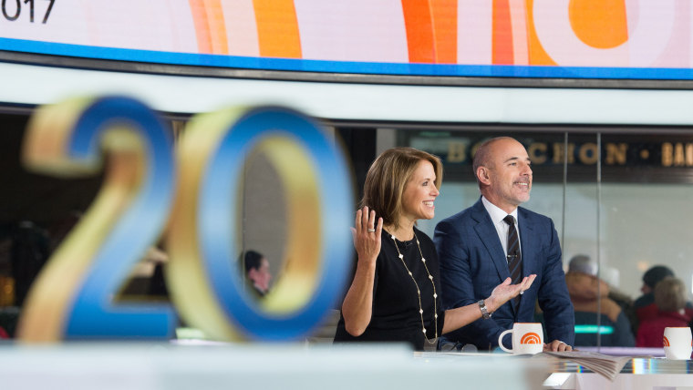 Katie Couric, Matt Lauer, Al Roker. TODAY, January 6th 2016.