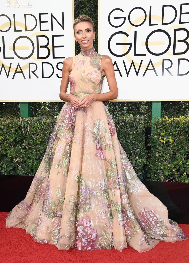 Giuliana Rancic Golden Globes red carpet