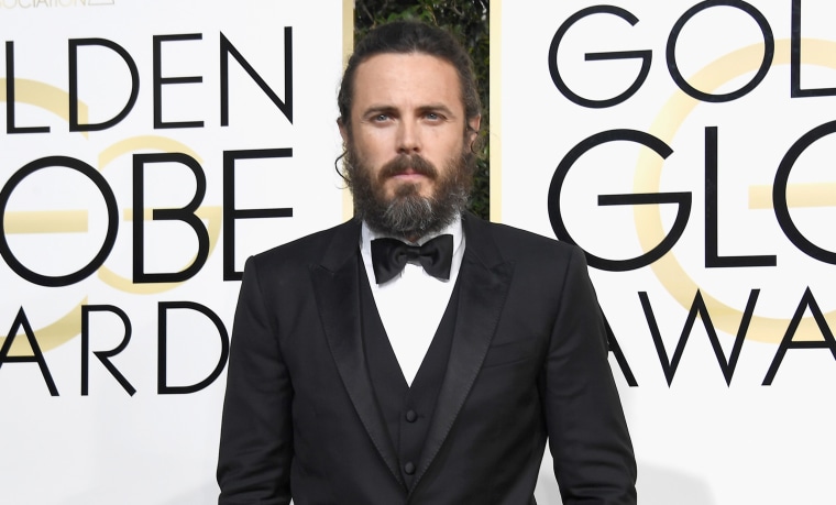 Casey Affleck 2017 Golden Globes beard