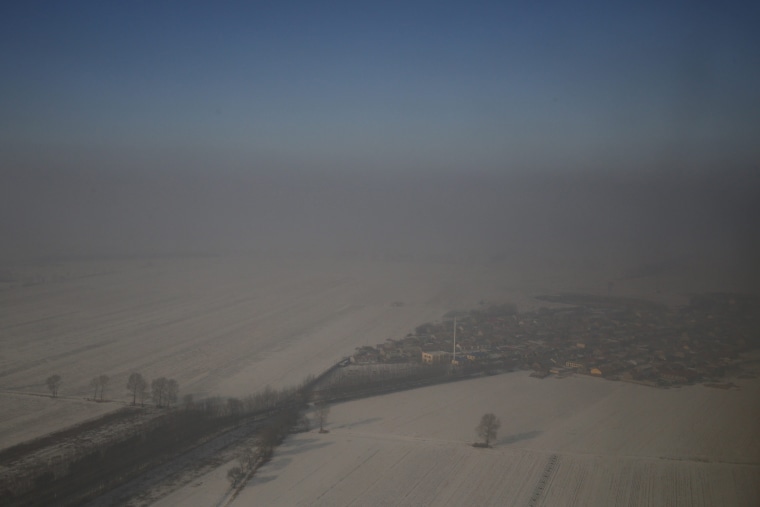 Image: Heavy haze covers northern China
