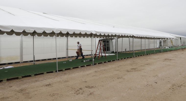 IMAGE: CBP holding facility in Donna, Texas