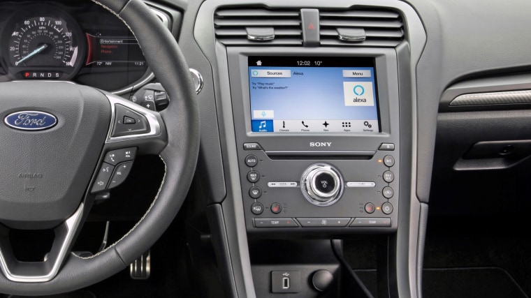Image: Ford and Amazon team up to offer consumers the ability to access their car from home, and call up other features from their vehicle via Alexa
