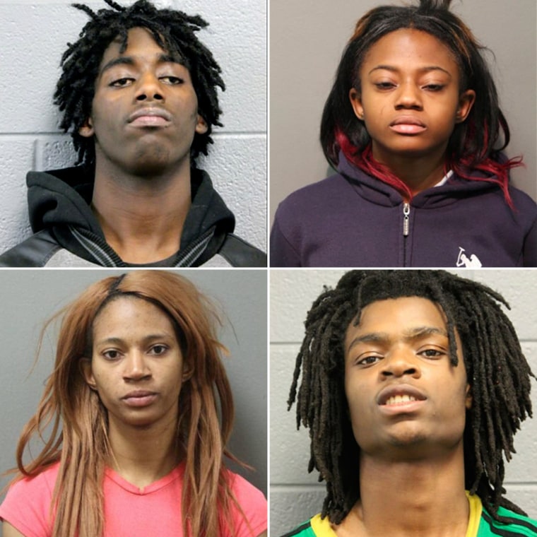 Image: (Top, L-R): Jordan Hill, Brittany Covington (Bottom, L-R): Tanishia Covington, Tesfaye Cooper