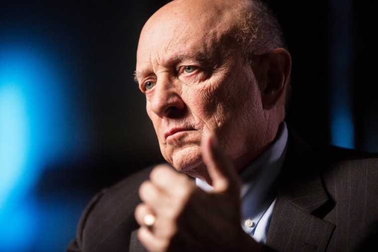 Image: Former Director of Central Intelligence James Woolsey in New York, New York on Feb. 5, 2015.