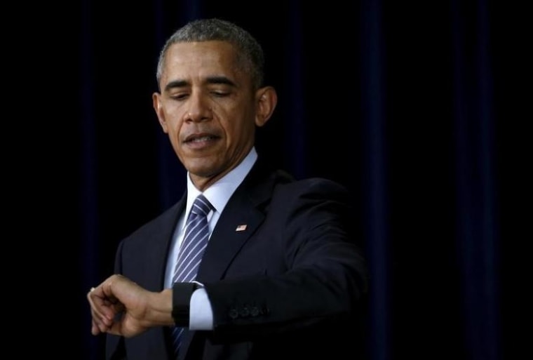 Obama speaks at the State Department in Washington