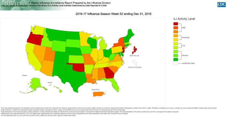 Image: Weekly Influenza Surveillance Report