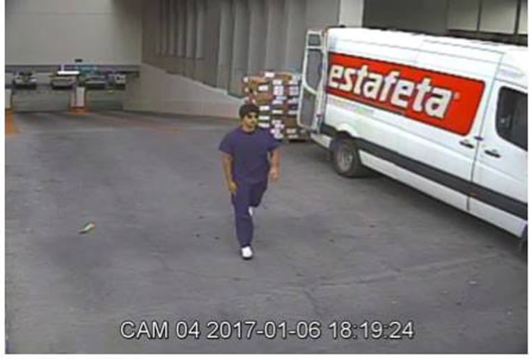 Image: Surveillance video of suspect