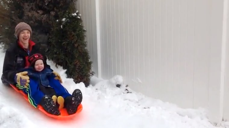 Utah Family's Backyard Luge a Winter Win