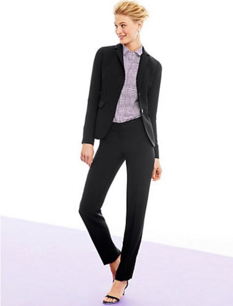 Crepe Notched Collar Blazer