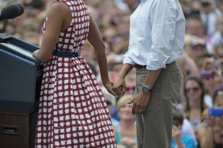 President Barack Obama bus tour in Iowa