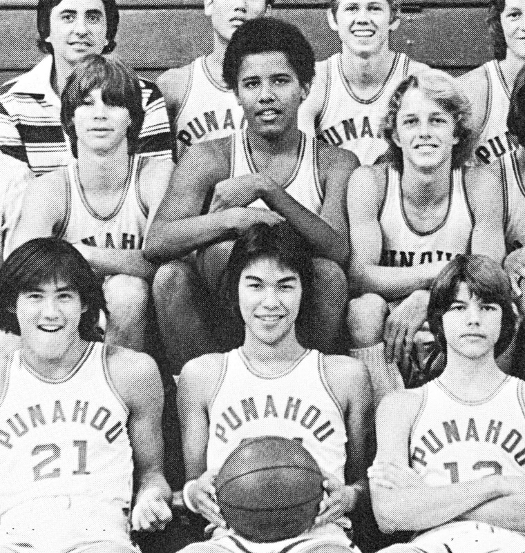 Image: Barack (Barry) Obama Sophomore Year 1977