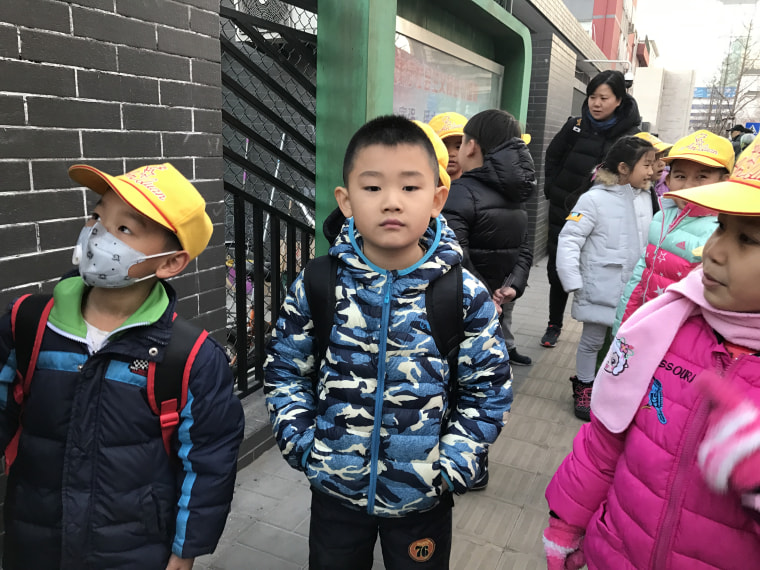 Image: Children at a school in Beijing