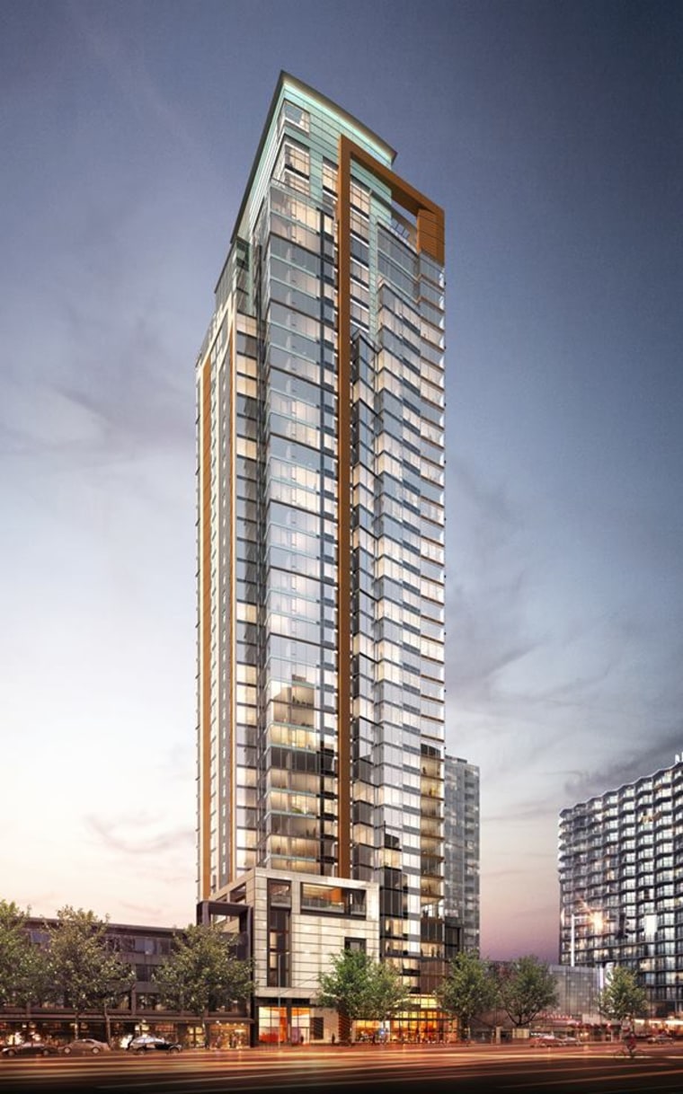 An artist rendering of the Potala Tower, a project previously owned by Dargey's development company.