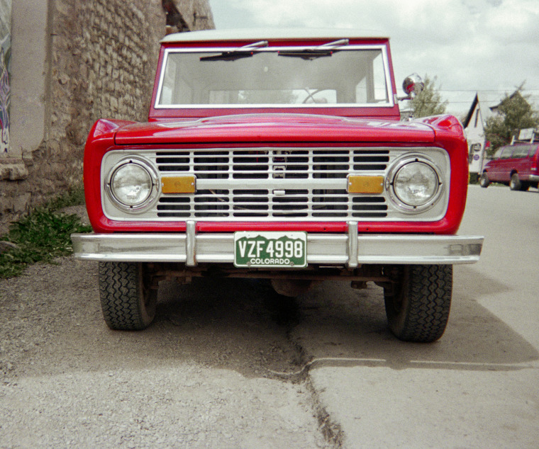 Image: A 1966 Ford Bronco Wagon.